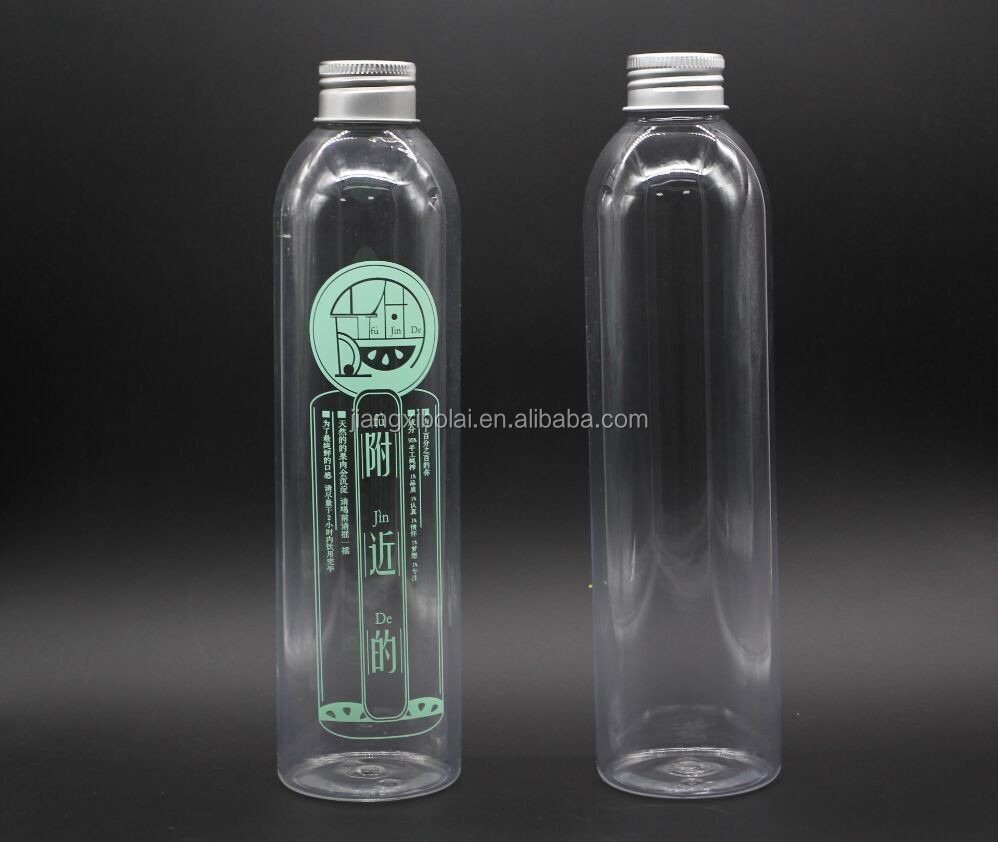 500ml Plastic Water Bottle, Screw Cap