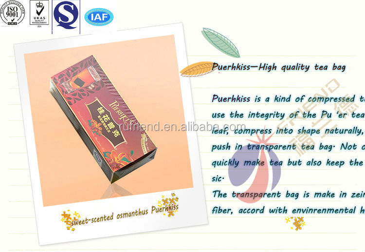 Refine chinese tea supply in yunnan chinese puer tea puer slim tea