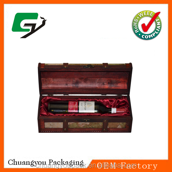 Charming Wooden Red Wine Box,Beer box