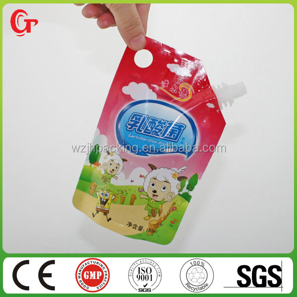custom design fess tea bag with spout