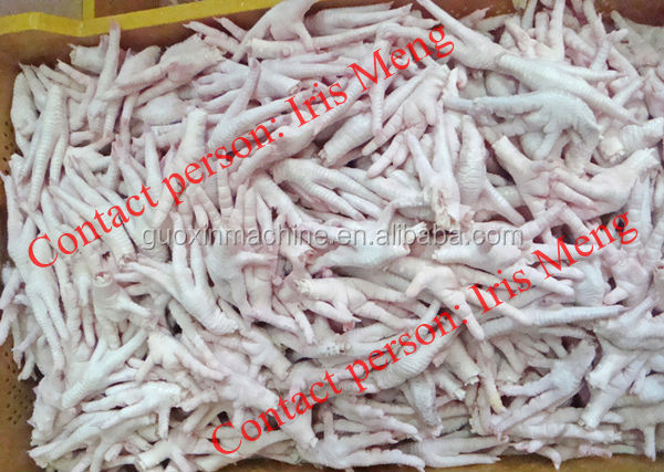 Chicken processing machinery chicken feet peeling