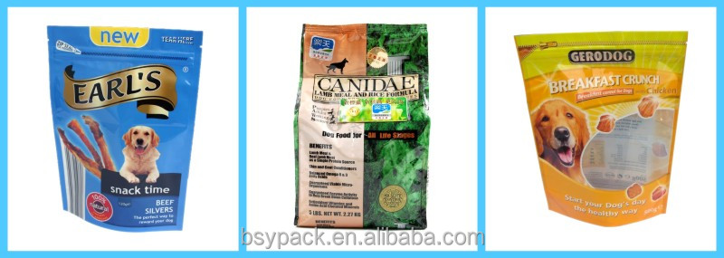 customized quality factory direct pet food bag packaging