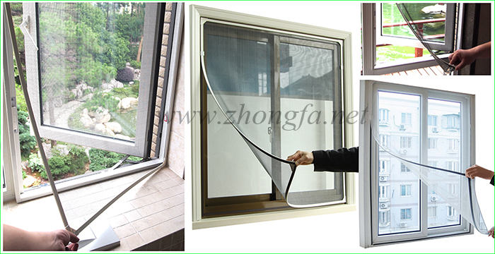 Fly Screen Insect Screen Magnetic Window Kit 105 X 105 Cm White