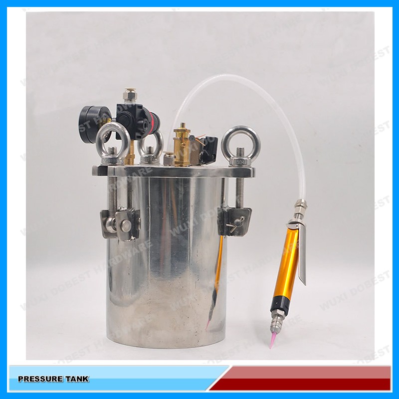 2l Sus304 Stainless Steel Liquid Glue Dispensing Pressure Storage Tank