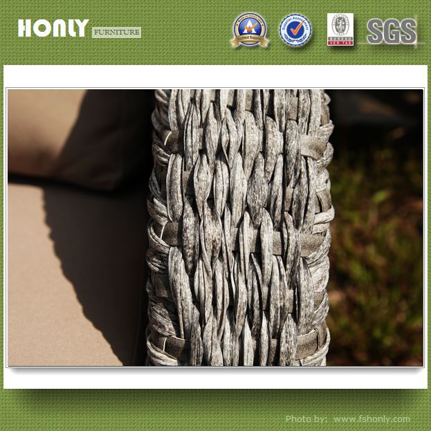 PE rattan sofa set designer outdoor furniture china foshan rattan furniture