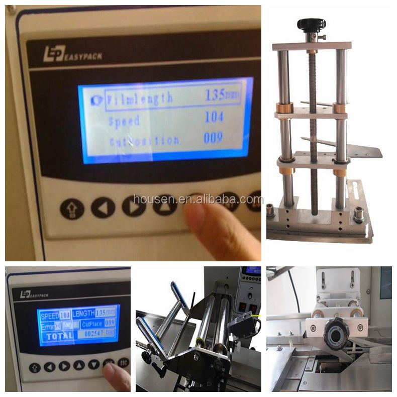 Automatic chocolate bar flow wrapping machine for sale