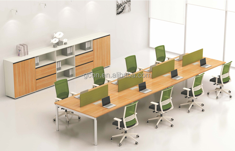 Melamine Rectangular Conference Table / 10 Person Conference Table With
