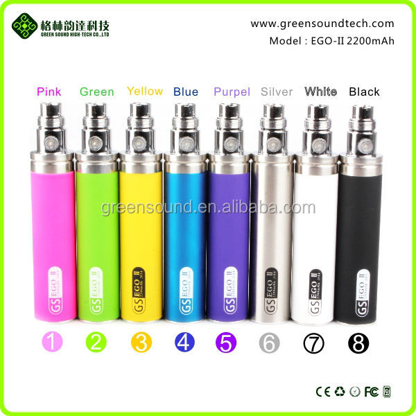 新しいトレンド2014年! エゴecig電池greensoundii2200mahバッテリ用保持1週間特許製品問屋・仕入れ・卸・卸売り