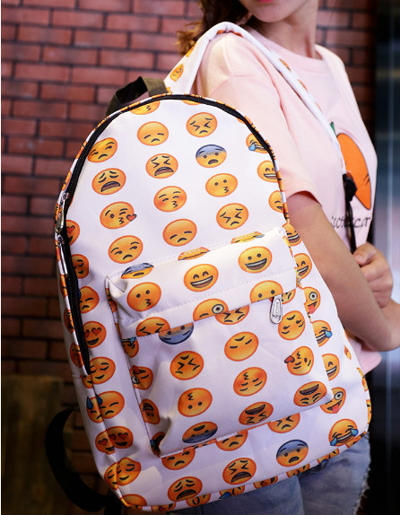 卸売ファッションバックパックemoji2015emoji新デザインカスタムバックパック仕入れ・メーカー・工場