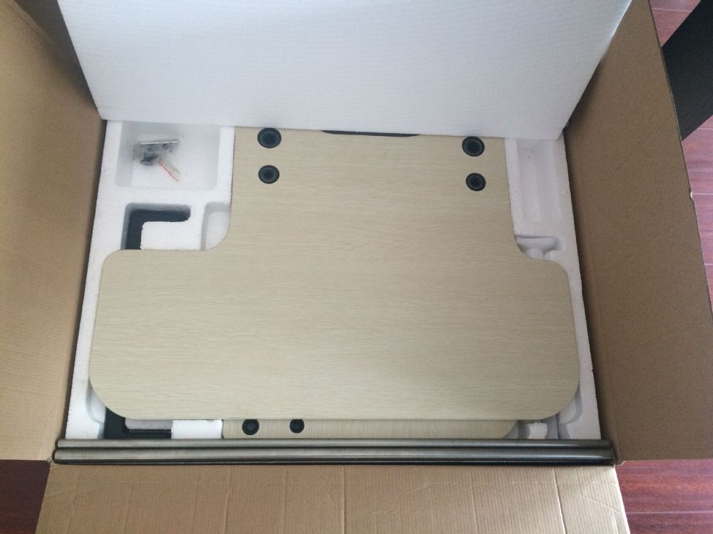 スタンディングデスク高さ調節可能なラップトップテーブル固体表面仕入れ・メーカー・工場