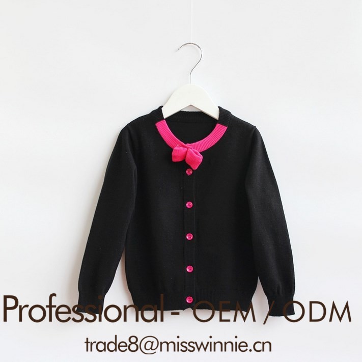 2015 musim gugur musim dingin bayi perempuan lucu sweater kardigan mantel warna hitam dan pink 2015 musim gugur musim dingin bayi perempuan lucu sweater kardigan mantel warna hitam dan pink