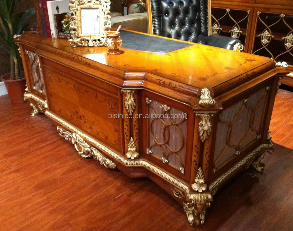 Di lusso in stile barocco francese scrivania direzionale/europeo ... Scrivania classica 160 cm