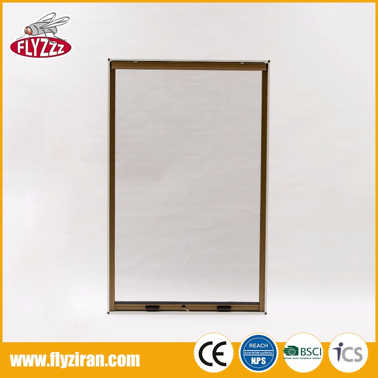 DIY design one way vision window screen type up roller aluminium mosquito screen windows