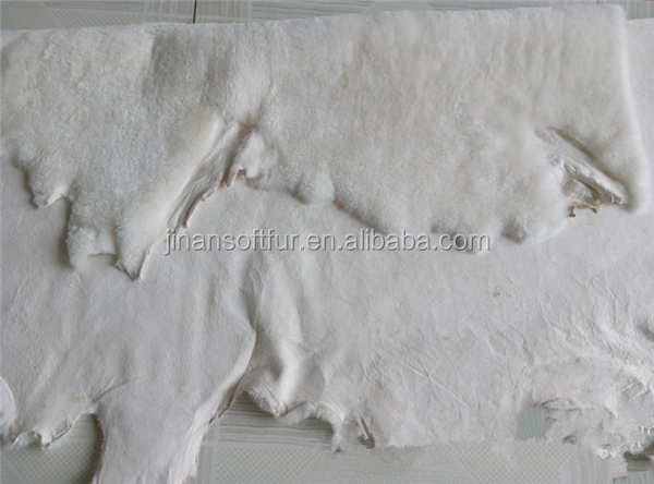 china factory sheepskin shearling leather hide fur