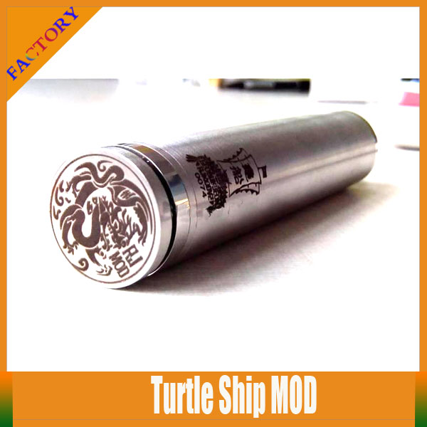 Hottest ecig mechanical mod turtle ship v2 mod, turtle ship mod clone v2 SS for 18350/18500/18650 batteries
