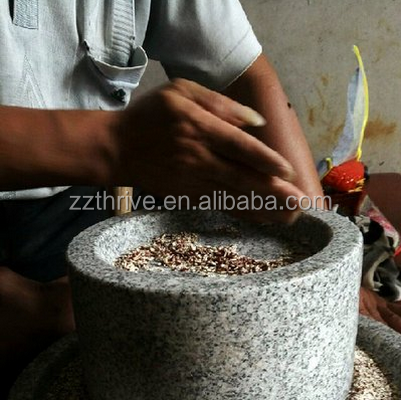 Household Stone Granite Mill Flour Grain Seed Spices Grinder Hand-milled  Grain NEW 