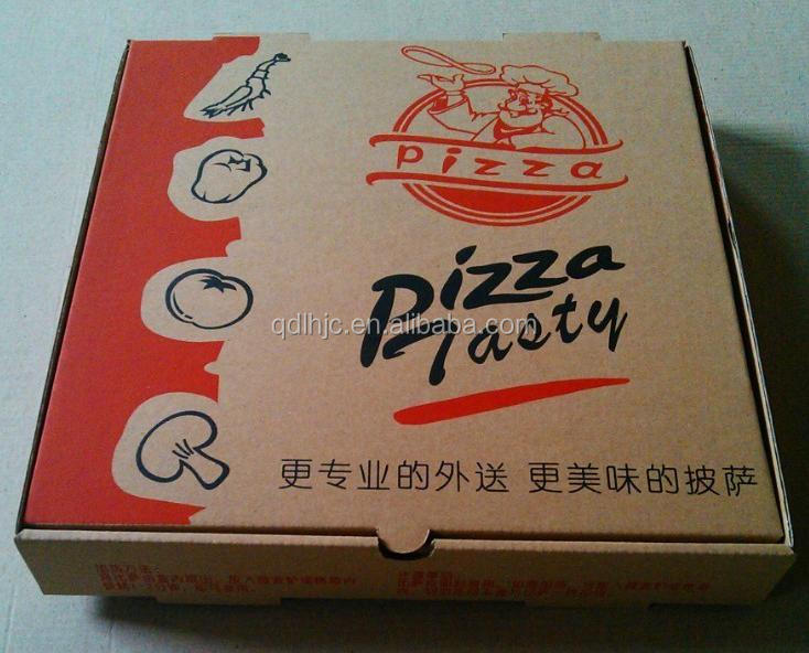 12 inches custom cheap corrugated pizza box wholesale