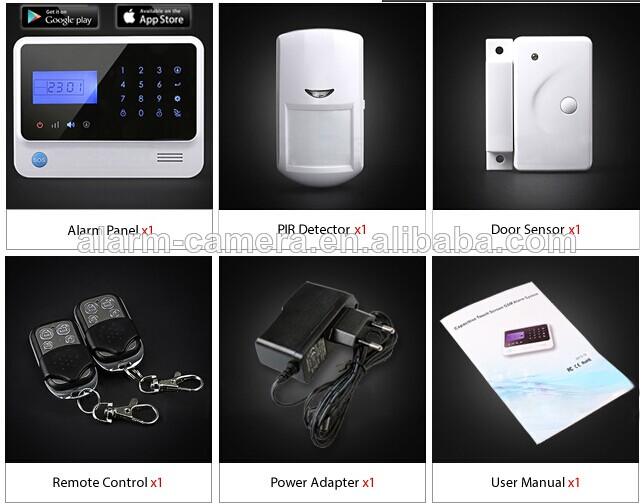 2014 New!Germany,Spanish,France,Russian self defense GSM Alarm System!Home security system for home automation with relay output問屋・仕入れ・卸・卸売り