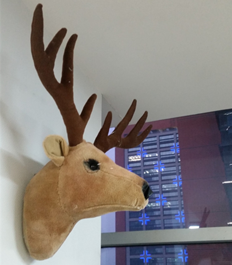 plush animal wall decor