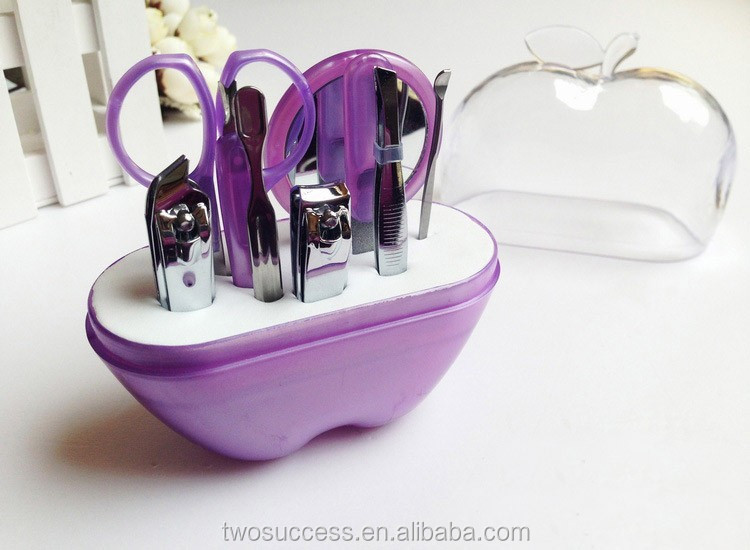 Toe Nail Pedicure Set Apple Shape 9 pcs Accessories With Scissors (2).jpg