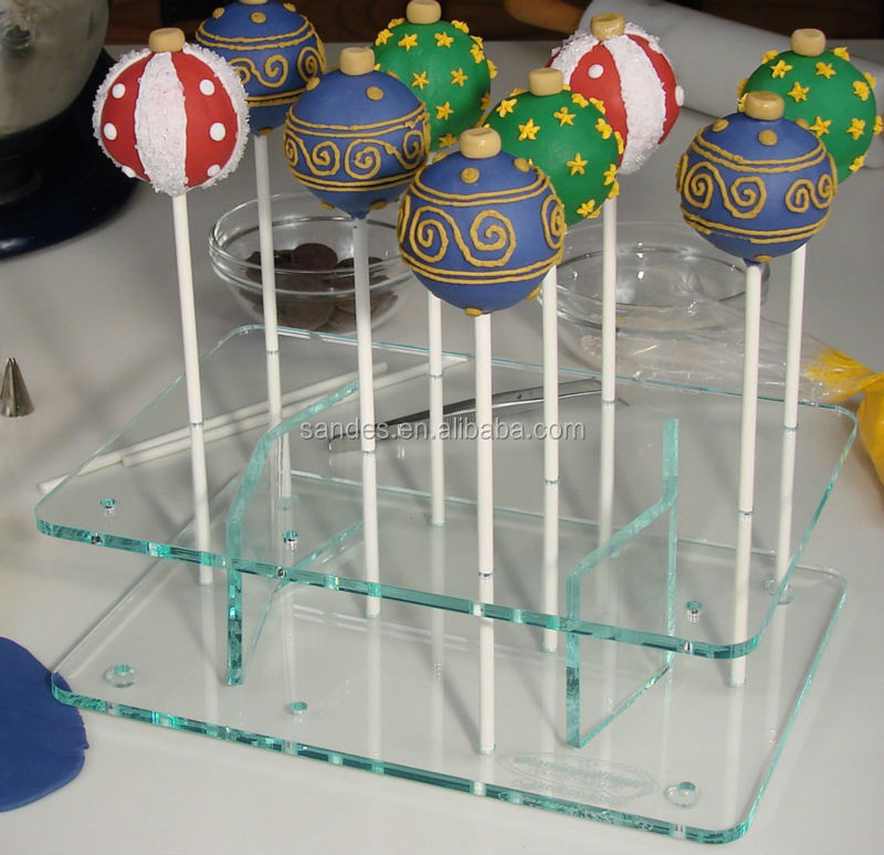 Simple Design Handmade Dark Purple Acrylic Lollipop Display Rack