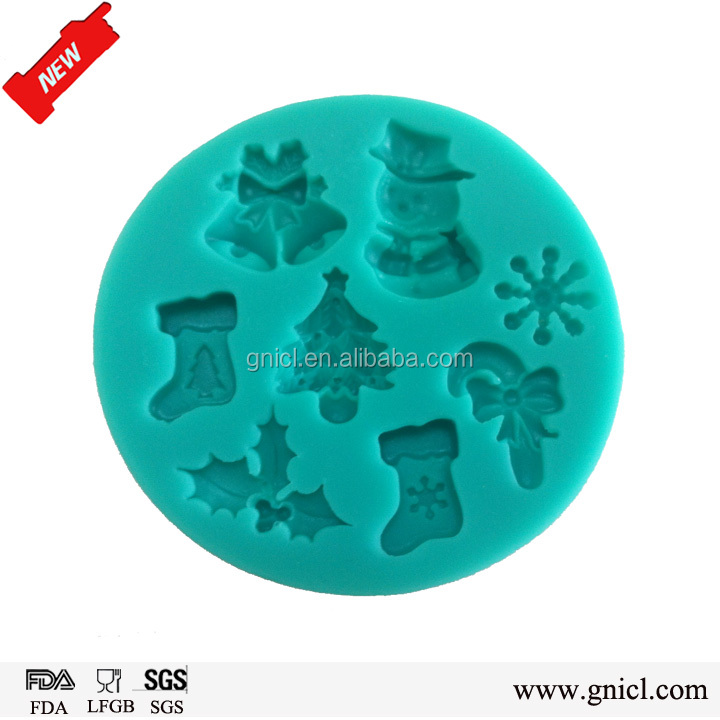 2014 new design silicone flower fondant mold for cake decoration