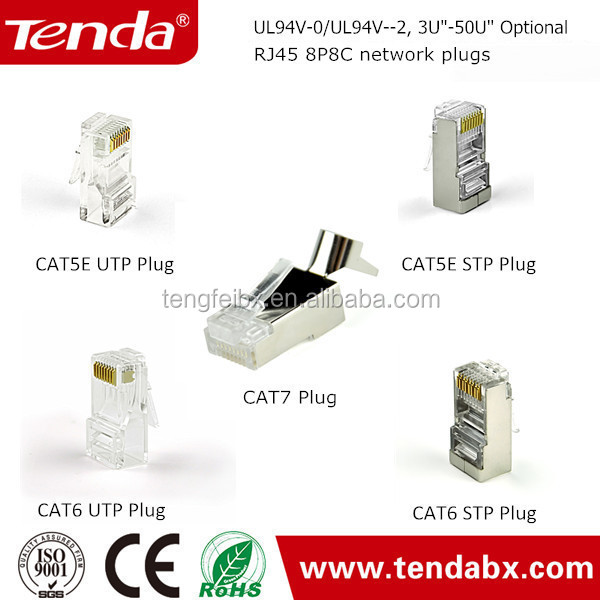 プラグ8p8crj45rj45utpcat6/cat5elanイーサネットの金メッキコネクタプラグ仕入れ・メーカー・工場