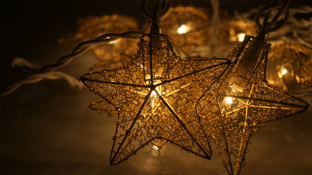 Waterproof Led Christmas Light Vintage Patio Globe Star String Lights For Holiday Outdoor ...