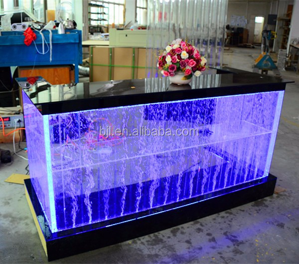 Plexiglass Display Case Reception Desk Led Display Case Hotel