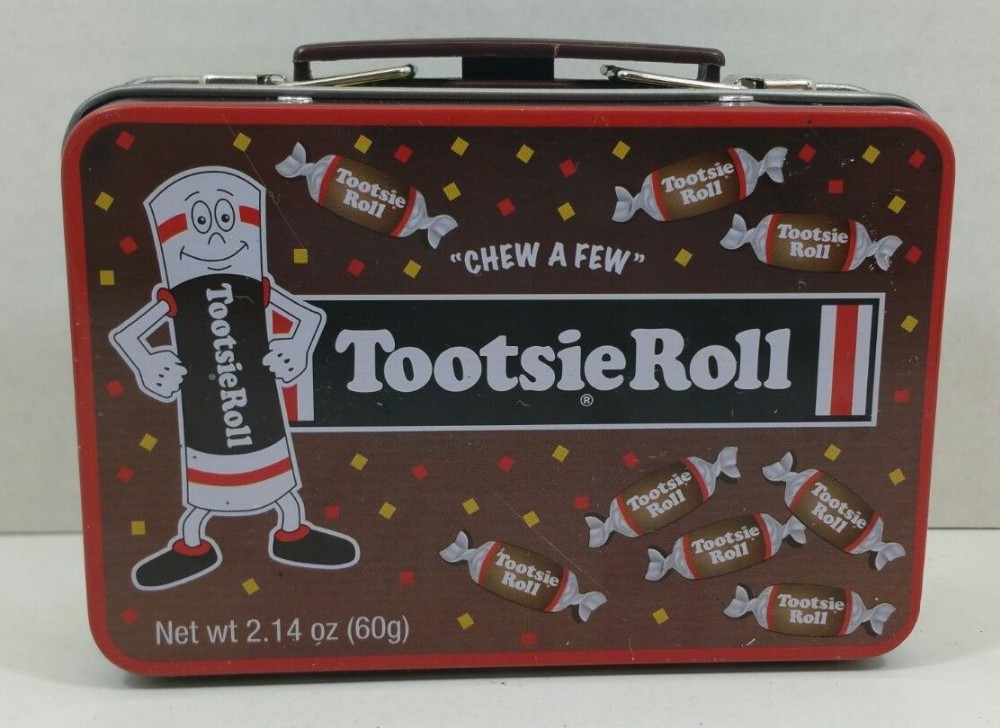 custom tootsie roll candy small metal micro lunch