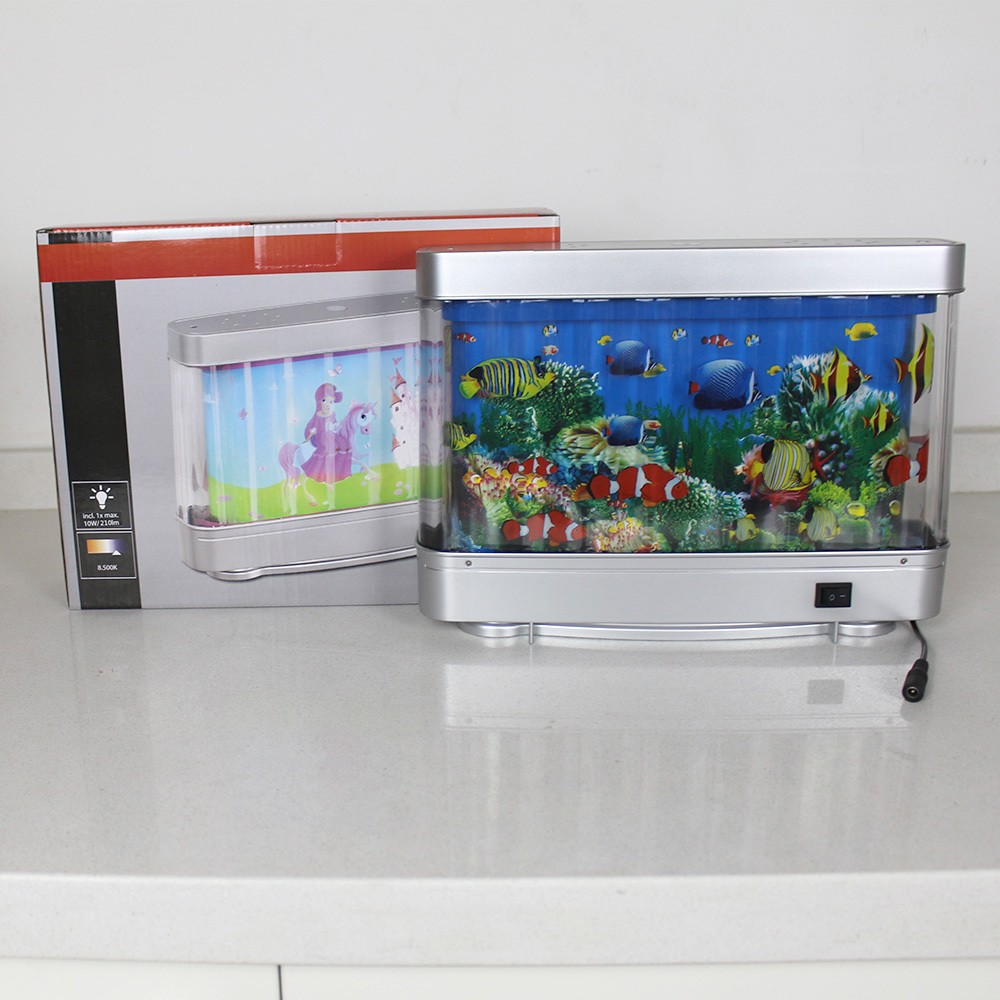 Kids Gift Ocean Aquarium Picture Motion Moving Lamp Night Light