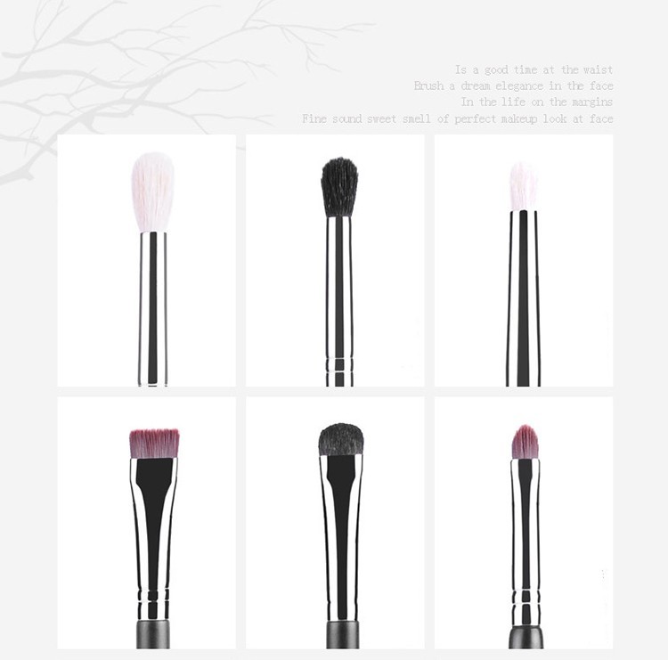 MSQ 2016 High-end Private Label 18pcs Black Make Up brush