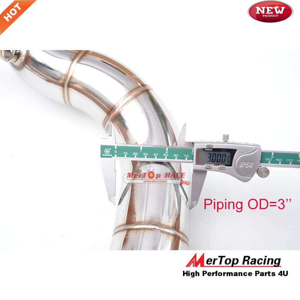 Mertop 3" Catless B** N54 E90 E91 E92 E82 E81 335i 135i ...