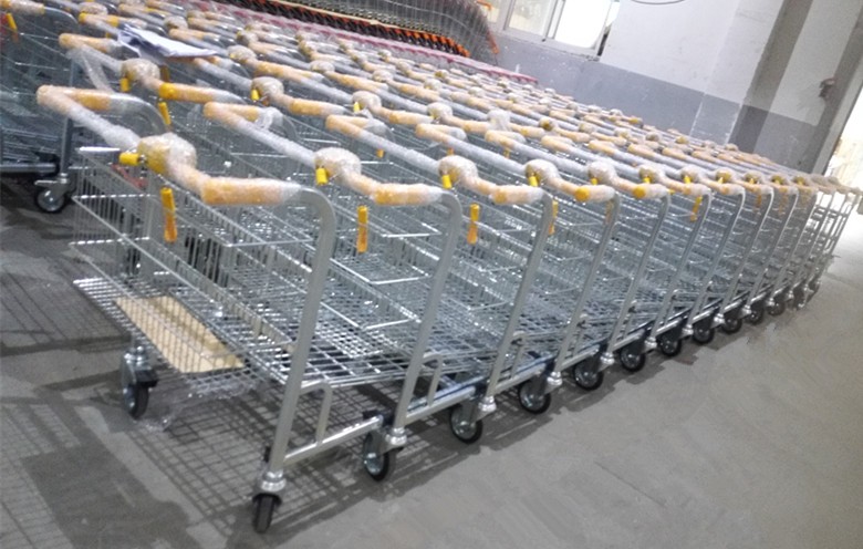 Hand trolley for warehouse