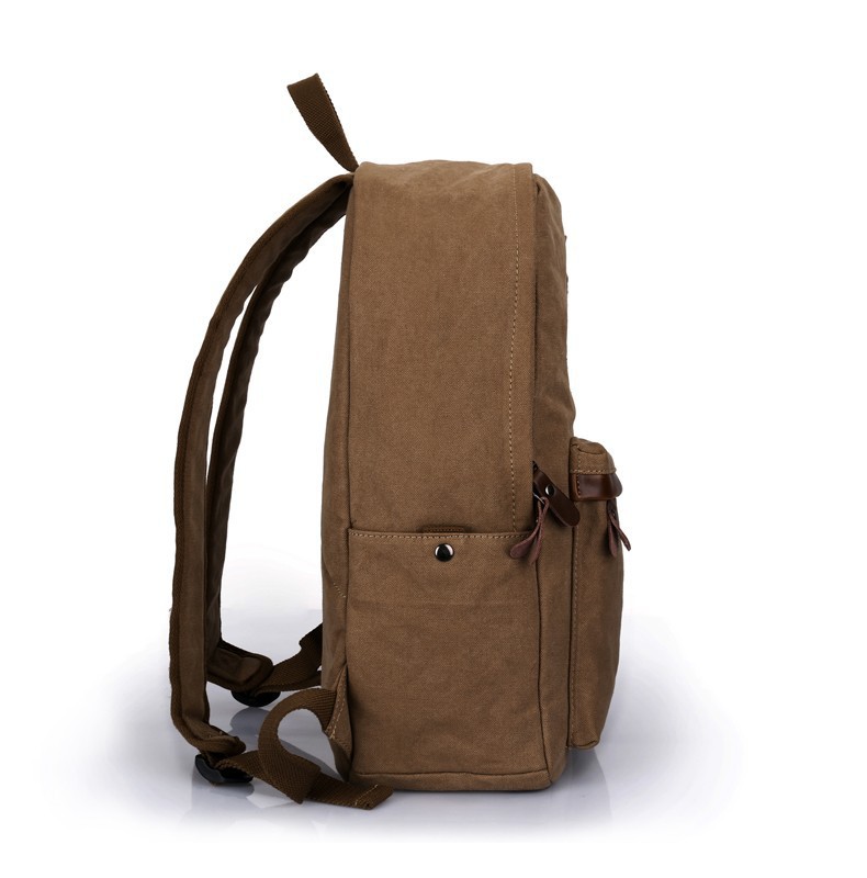 Cute casual canvas school backpack on sale
