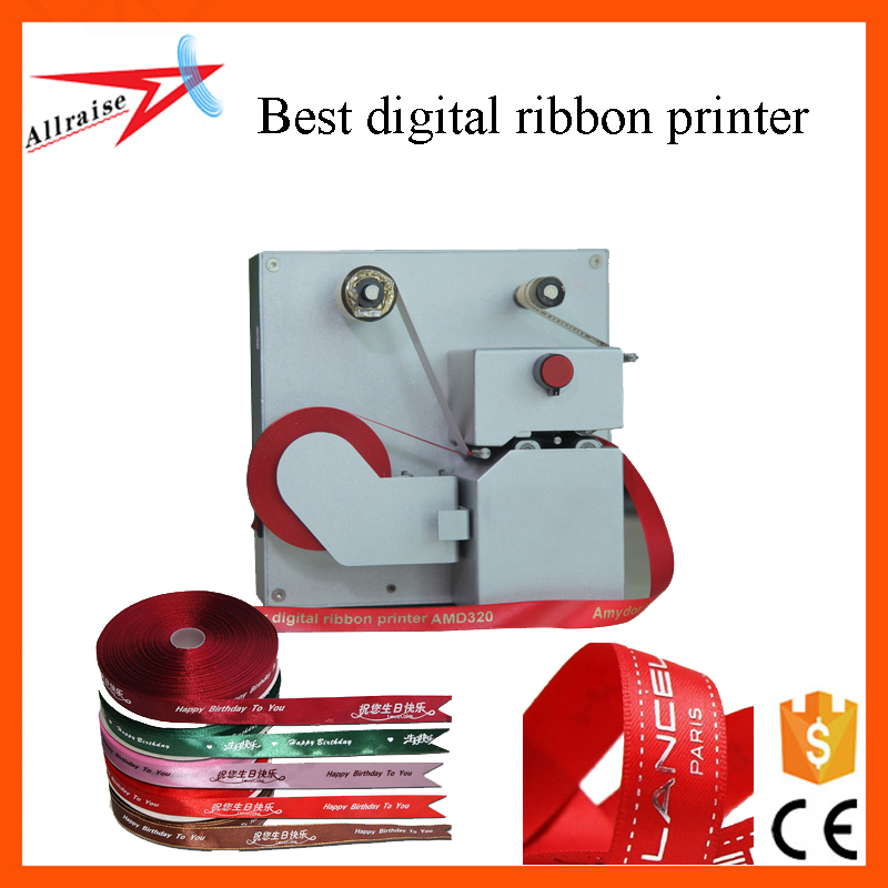 Digital Printer For Flower Shop Using Hot Foil Grosgrain Satin Ribbon