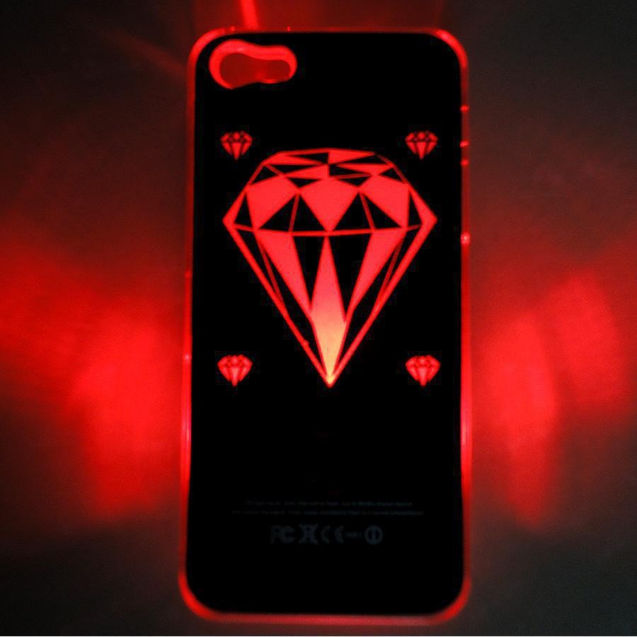 Popular Fashion Led Cell Phone Cases Light Up Led Light Cell Phone Case