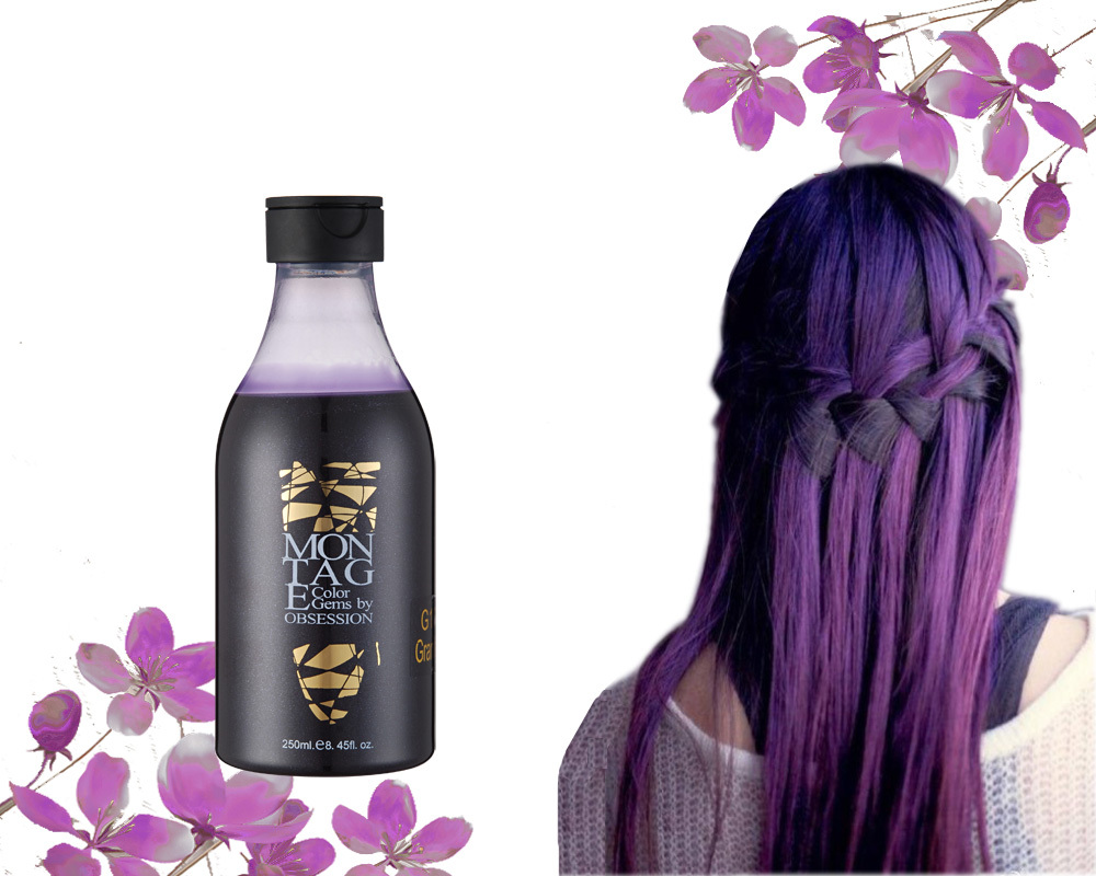 Britain Brand No Ammonia No Peroxide Hair Color Purple Hair Dye