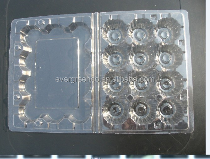 ウズラの卵12clearペットのプラスチック製の卵のカートン/ウズラの卵trays/ウズラの卵トレイパッキング仕入れ・メーカー・工場