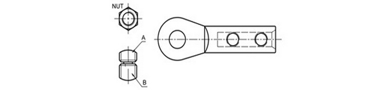 中国製品卸売zhuojiyaホットボルト- タイプ端子圧着コネクタアルミケーブルの終端ラグ仕入れ・メーカー・工場