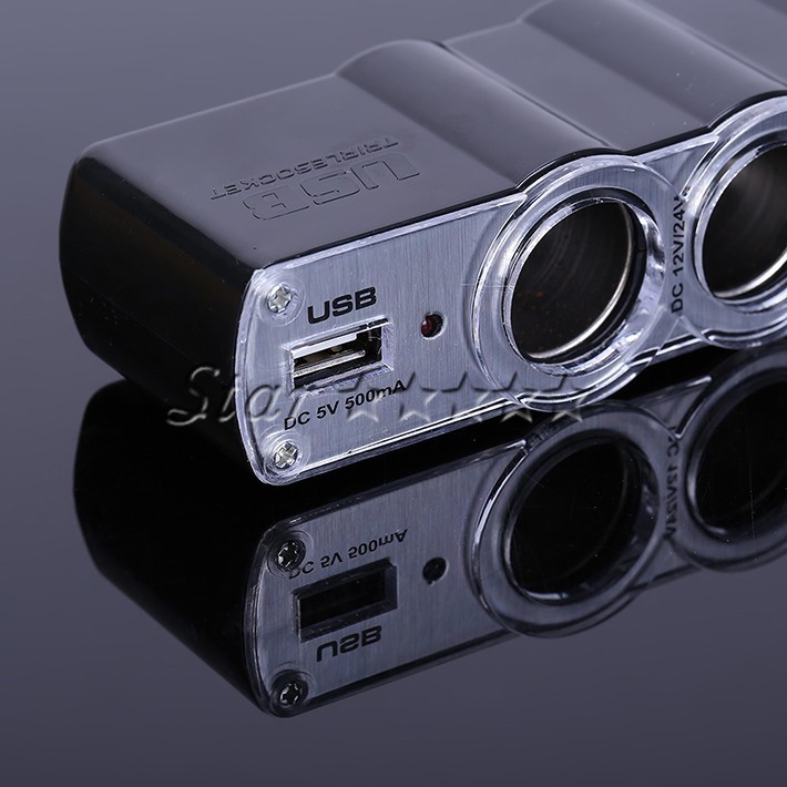 Купить автомобиль прикуривателя вилки 3 образом зарядное устройство usb ...
