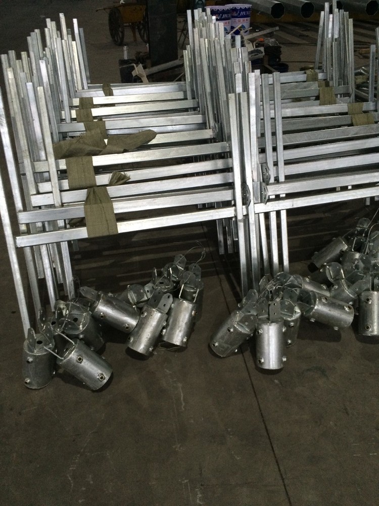 2015 New costomer double and single arm steel street light pole