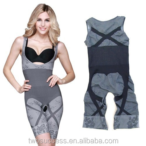 Bamboo Charcoal Seamless Slimming BodySuit ,Body Shaper Tummy Basque c .jpg