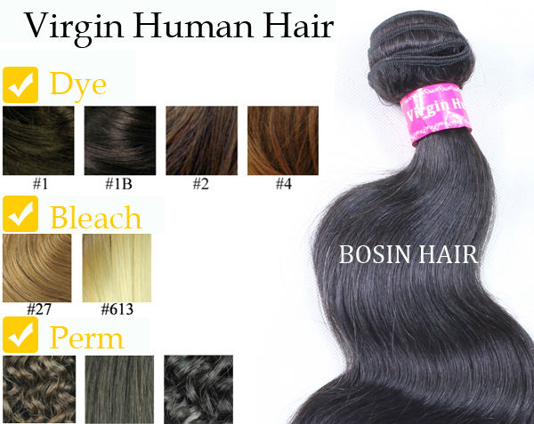 Bosin6a1b#100％髪色人間のバージンブラジルの髪織りのボディ波問屋・仕入れ・卸・卸売り