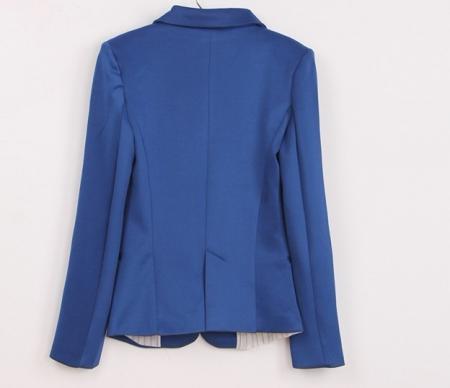 ヨーロッパのファッションキャンディ2014年新しい女性の色の仕事の基本的なものボタン長袖カジュアル短いブレザーのジャケットのスーツ問屋・仕入れ・卸・卸売り