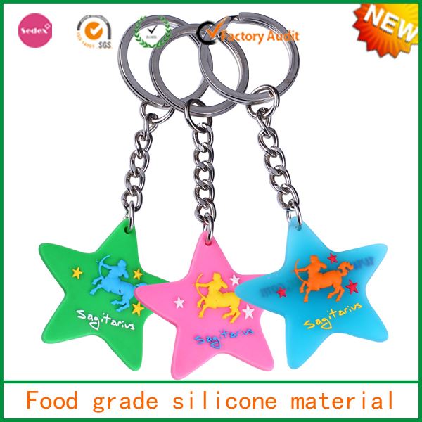 custom neck strap key chain , marshmallow key chain for kids