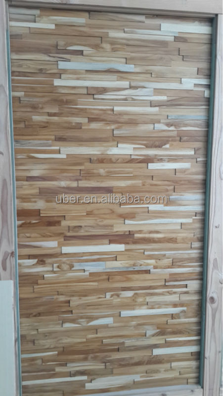 Decorazione di interni rivestimento murale pannello in legno carte ...