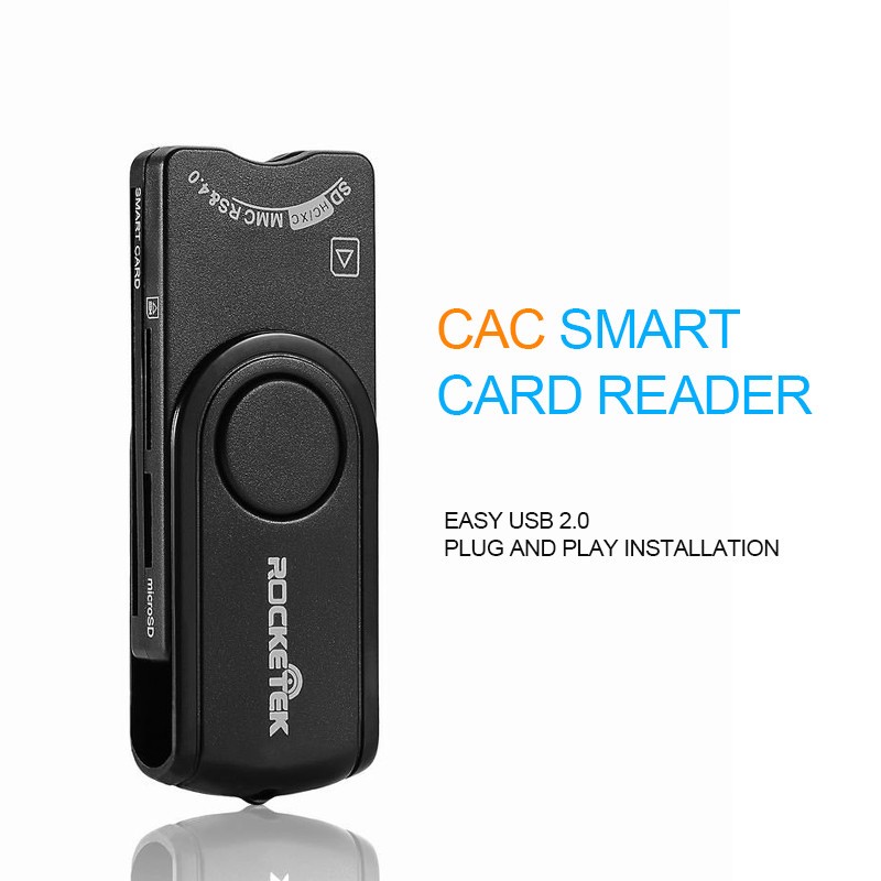 China factory supplier high speed usb 2.0 smart card reader for SD/MMC/CAC/IC card 01