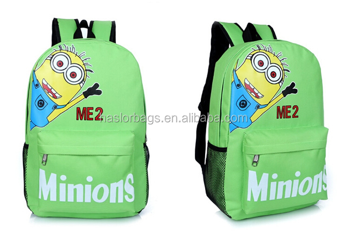 Cartoon design school despicable minion backpack