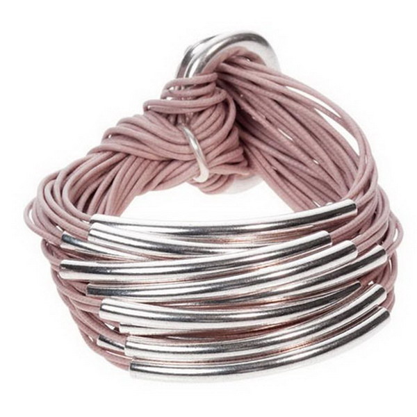 Multi Strand Leather Bracelet Best Bracelets Many Choose Multi Strand Black Leather Bracelet Gold Bar Cord